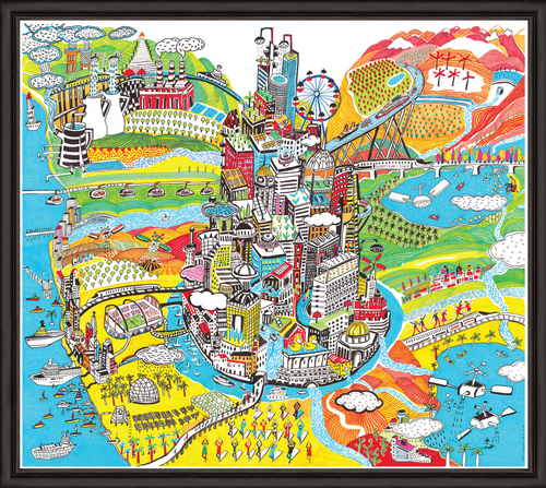 Israel 2048 Limited Edition Print 1/48